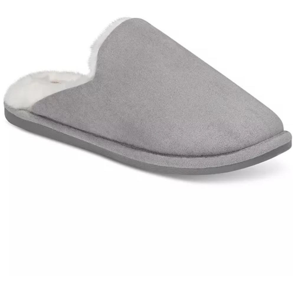 Faux suede never felt cozier in these indoor slippers lined with faux fur. NWT
